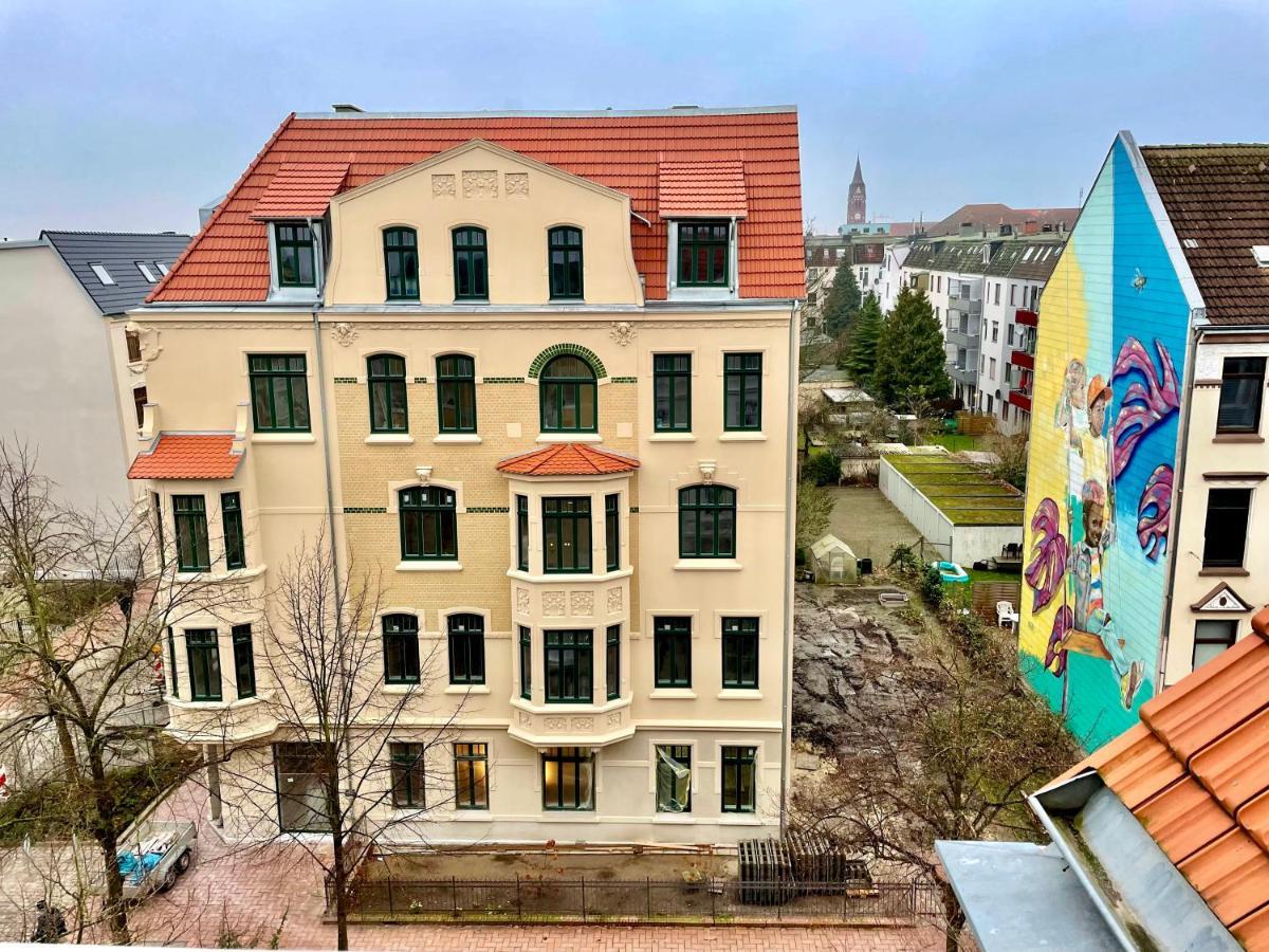 Woelkchen - Wohnung Mit Balkon, Holzdielen & Tv Bremerhaven Luaran gambar