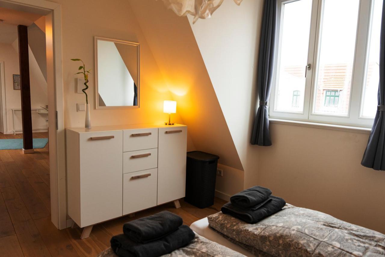 Woelkchen - Wohnung Mit Balkon, Holzdielen & Tv Bremerhaven Luaran gambar